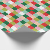 Merry & Bright Color Blocks Geschenkpapier (Ecke)