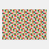 Merry & Bright Color Blocks Geschenkpapier Set (Vorderseite 2)