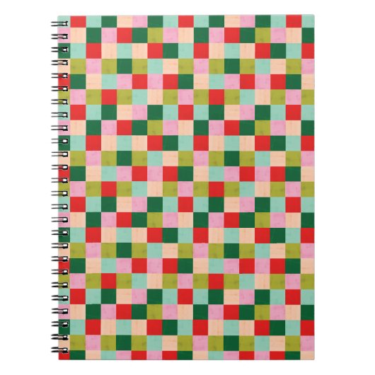 Merry & Bright Color Blocks Notizblock (Vorderseite)