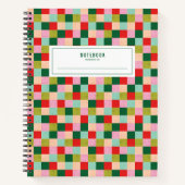 Merry & Bright Color Blocks Notizblock (Vorderseite)