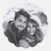 Merry Bright cool Santa in Sonnenbrille Retrostars Ornament Karte (Rückseite)