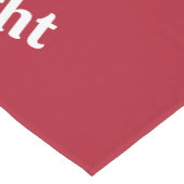 "Merry & Bright" Crimson Red Table Runner Kurzer Tischläufer (Ecke)