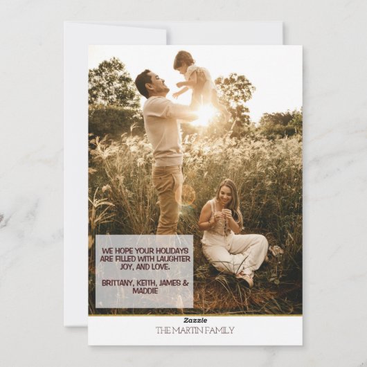 Merry & Bright Custom Foto Collection Weihnachten (Rückseite)