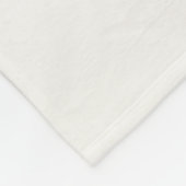 Merry & Bright Drehbuch Text rot und weiß Weihnach Fleecedecke (Ecke)