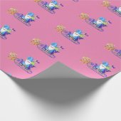 Merry & Bright Einzigartige Farbe Weihnachten Geschenkpapier (Ecke)