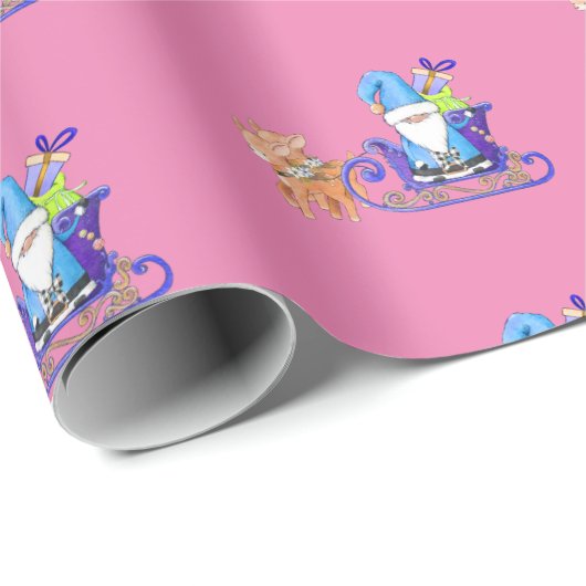 Merry & Bright Einzigartige Farbe Weihnachten Geschenkpapier (Rolleneckpunkt)