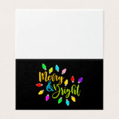 *~* Merry Bright farbenfrohe Neon Christmas Lights (Außenseite Aufgefaltet)