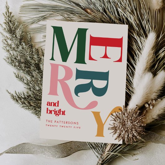 Merry & Bright farbenfrohe Retro Weihnachten