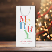 MERRY Bright farbenfrohe Typografie Festival