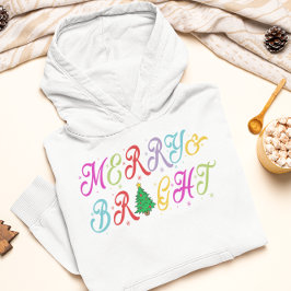 Merry & Bright farbenfrohe Weihnachtsbaume Frauen Hoodie