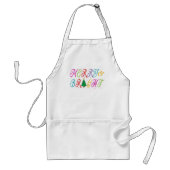 Merry & Bright farbenfrohe Weihnachtsbaume Frauen Schürze (Vorne)