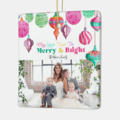 Merry & Bright farbenfrohe Weihnachtsschmuck (Links)