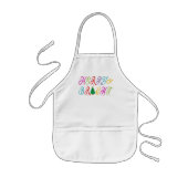 Merry & Bright farbenfroher Weihnachtsbaum Kinderschürze (Vorne)