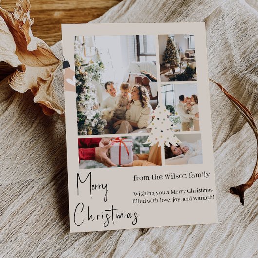 Merry & Bright Feiertagskarte