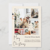 Merry & Bright Feiertagskarte (Vorderseite)