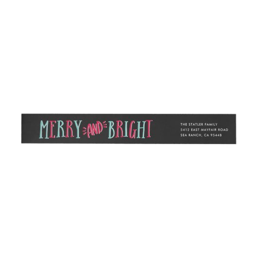 Merry & Bright | Ferien-Rücksendeadresse (Person)