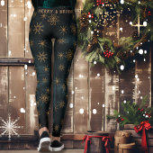 Merry & Bright Festivals Aquamarine Leggings