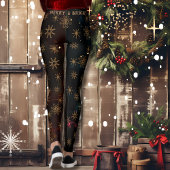 Merry & Bright Festivals Black Leggings