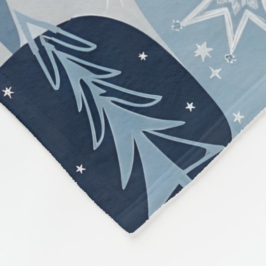 Merry & Bright Fleecedecke (Ecke)