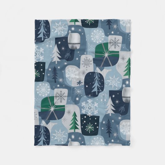 Merry & Bright Fleecedecke (Vorderseite)