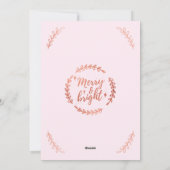 Merry & Bright Foto Collage Rose Weihnachten (Rückseite)