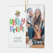 Merry & Bright Foto Keramik Keramikornament (Links)