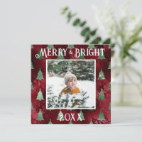 Merry & Bright Foto Red Metallic Glitzer