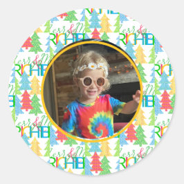 Merry & Bright Foto Sticker