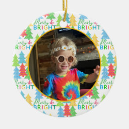 Merry & Bright Foto Weihnachtsdekoration Keramik Ornament