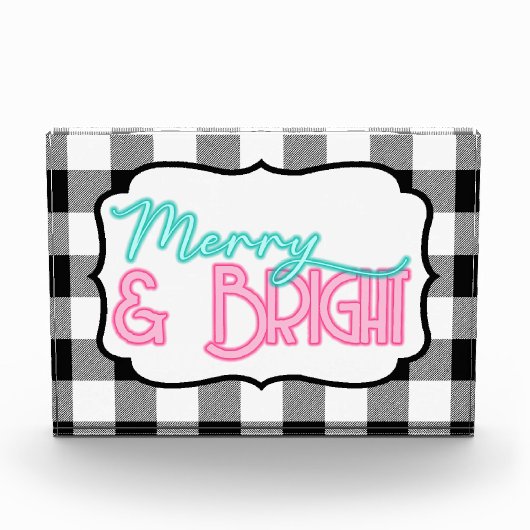 Merry & Bright Fotoblock (Vorderseite)