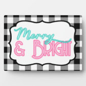 Merry & Bright Fotoplatte (Vorderseite)
