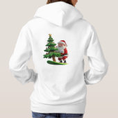 Merry & Bright Frauenpullover Hoodie (Rückseite)