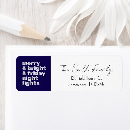 Merry & Bright & Friday Night Lights Label (Insitu)
