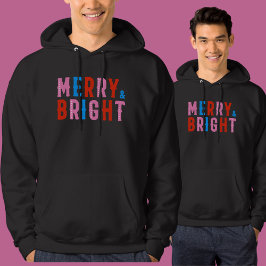 Merry & Bright, Frohe Weihnachten Hoodie