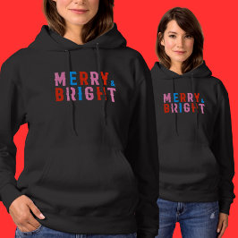 Merry & Bright, Frohe Weihnachten Hoodie