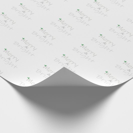 Merry & Bright Geschenkpapier (Ecke)