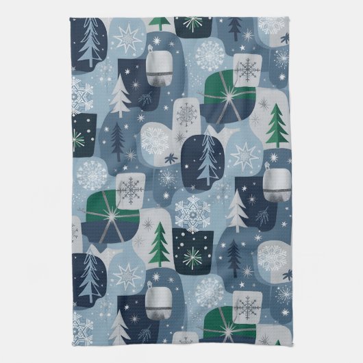 Merry & Bright Geschirrtuch (Vertikal)