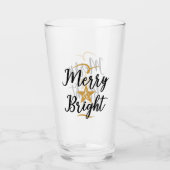 Merry & Bright Glas (Vorderseite)