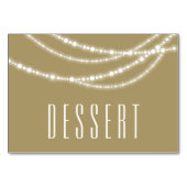 Merry & Bright Glitzern Holiday Table Food-Zeichen Tischnummer (Rückseite)