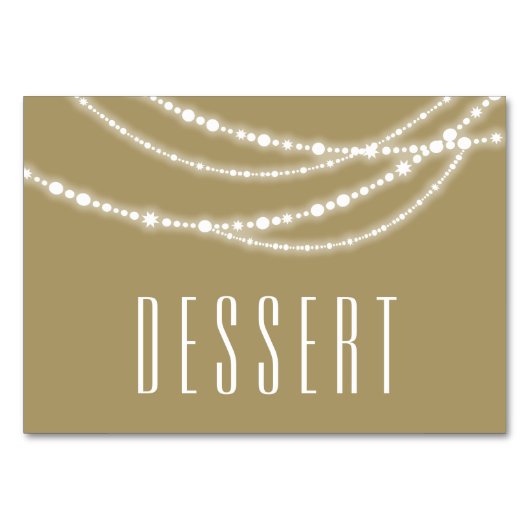 Merry & Bright Glitzern Holiday Table Food-Zeichen Tischnummer (Rückseite)