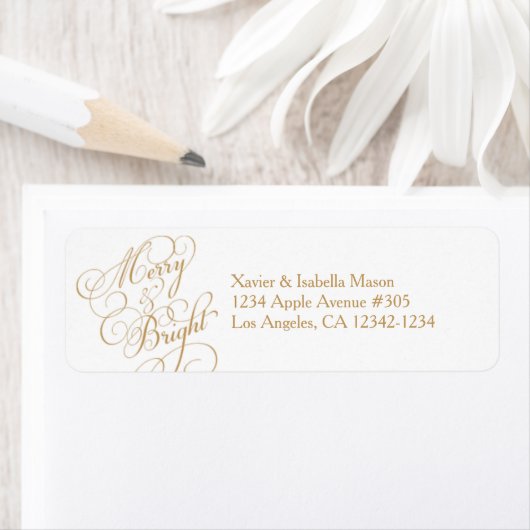 Merry & Bright | Gold/Weiß (Insitu)