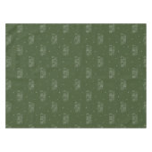 Merry & Bright Green Holiday Tablecloth Tischdecke (Vorderseite (Horizontal))