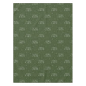 Merry & Bright Green Holiday Tablecloth Tischdecke (Vorderseite)
