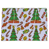 Merry & Bright Große Geschenktüte (Vorderseite)