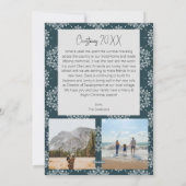 Merry & Bright Holiday Card Feiertagskarte (Rückseite)