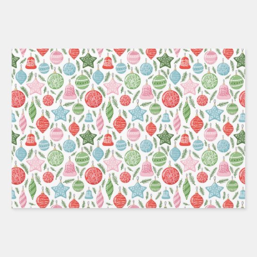 Merry & Bright Holiday Cheer Packpapier Blätter (Vorderseite 2)