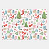 Merry & Bright Holiday Cheer Packpapier Blätter (Vorderseite)