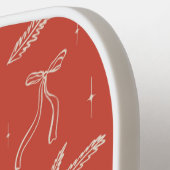 Merry & Bright Holiday - Familienname Pickleball Schläger (Linke Seite)