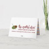 Merry & Bright Holiday Streifen falten Weihnachten (Rückseite)