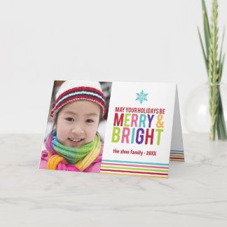 Merry & Bright Holiday Streifen falten Weihnachten